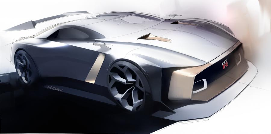 Эскиз Nissan GT-R50 Concept 2018 года  (фото 37 из 39)